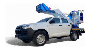 Автогідропідйомник VERT-12 з робочою висотою 12 метрів на базі пікапа Isuzu D-Max