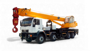 Автокран VERT-32A на шасі Man TGX 35.430 8×4 з вантажопідйомністю 32 т