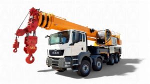 Автокран VERT-50A на шасі Man TGS 41.400 8×4 з вантажопідйомністю 50 т