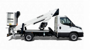 Автогідропідйомник Isoli PT160E з робочою висотою 16 метрів на шасі Iveco Daily