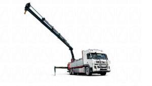 Автомобіль з краном-маніпулятором HIAB X-HiPro 192 на шасі Volvo FM340 6x2 з бортом
