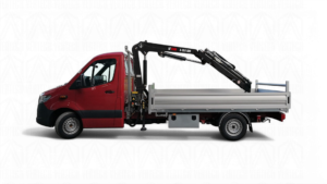 Автомобіль з краном-маніпулятором HIAB X-CLX 038 на шасі Mercedes-Benz Sprinter з бортом